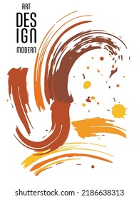 Сovers with brush strokes and splashes for books, magazines, catalogs. Universal abstract layouts.
