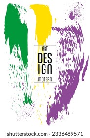 Сovers with brush strokes and splashes for books, magazines, catalogs. Universal abstract layouts.
