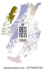 Сovers with brush strokes and splashes for books, magazines, catalogs. Universal abstract layouts.

