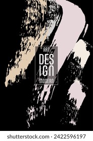 Сovers with brush strokes and splashes for books, magazines, catalogs. Universal abstract layouts.
