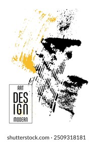 Сovers with brush strokes and splashes for books, magazines, catalogs. Universal abstract layouts.
