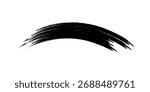 Brush strokes templates, vector grunge paintbrush