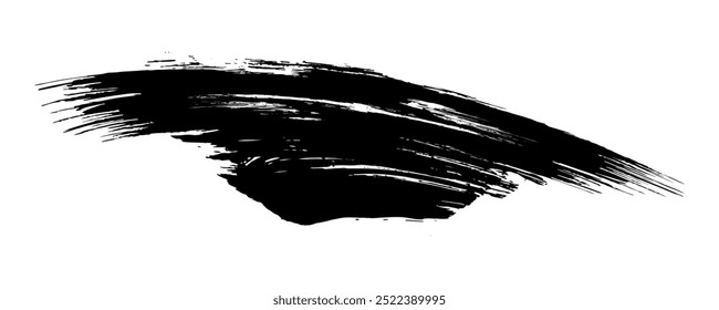 Plantillas de pinceladas, pincel grunge de Vector