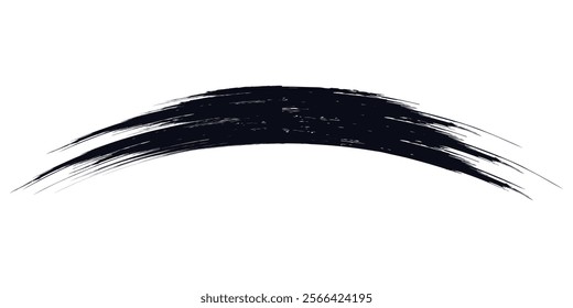 Brush strokes templates, vector grunge paintbrush