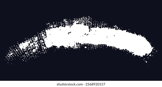 Brush strokes templates, vector grunge paintbrush