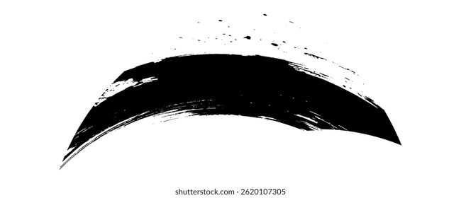 Plantillas de pinceladas, pincel grunge de Vector