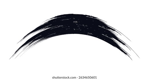Brush strokes templates, vector grunge paint brush modern sport