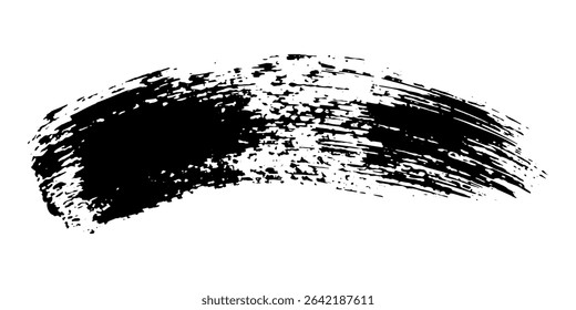 Brush strokes templates, vector grunge paintbrush desing. vector ilustration