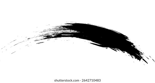 Plantillas de pinceladas, pincel grunge de Vector