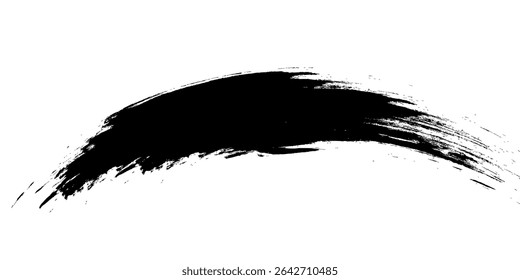 Plantillas de pinceladas, pincel grunge de Vector