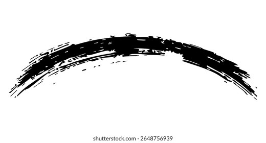 Brush strokes templates, vector grunge paintbrush