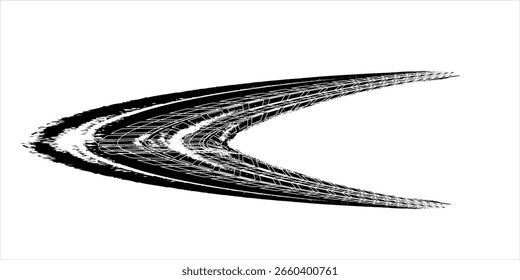 Plantillas de pinceladas, pincel grunge de Vector