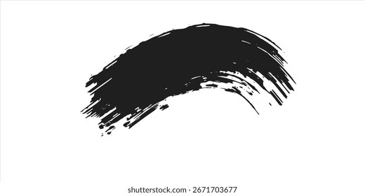 Plantillas de pinceladas, pincel grunge de Vector