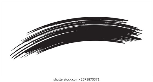 Plantillas de pinceladas, Vector grunge paintbrush.Vector Ilustración
