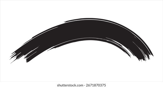 Plantillas de pinceladas, Vector grunge paintbrush.Vector Ilustración