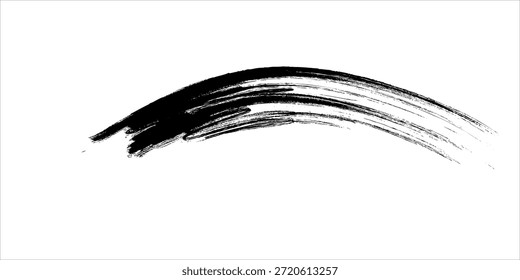 Brush strokes templates, vector grunge paintbrush.Eps10