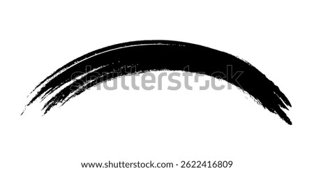 Brush strokes templates, vector grunge paintbrush