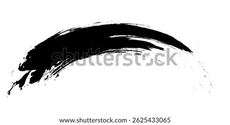Brush strokes templates, vector grunge paintbrush