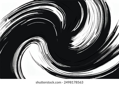 Brush strokes texture. Black Brush strokes isolated on white background. Brush strokes grunge background.