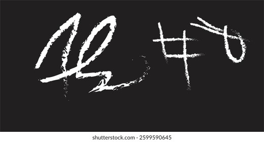 Brush strokes texture. Black Brush strokes isolated on white background. Brush strokes grunge background.