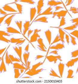 Brush Strokes Tropical Leaf seamless pattern design for fashion textiles, graphics and crafts