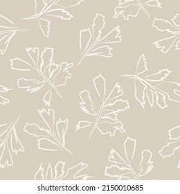 Brush Strokes Tropical Leaf seamless pattern design for fashion textiles, graphics and crafts