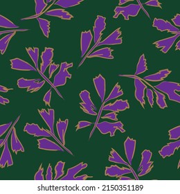 Brush Strokes Tropical Leaf seamless pattern design for fashion textiles, graphics and crafts