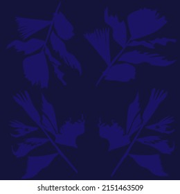 Brush Strokes Tropical Leaf seamless pattern design for fashion textiles, graphics and crafts