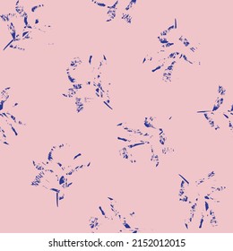 Brush Strokes Tropical Leaf seamless pattern design for fashion textiles, graphics and crafts
