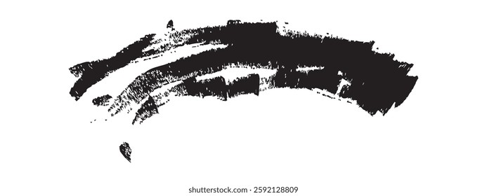 Brush strokes vector. art black ink abstract brush stroke paint background Grunge Paint Roller . Vector brush Stroke . Distressed banner . Black stripes isolated. paintbrush collection . Modern Textur