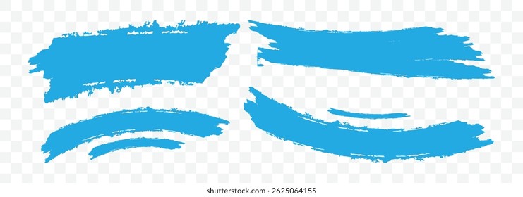 Brush strokes vector. Dirty brush texture banners. Abstract drawing. Blue watercolor splatter, texture, frame and abstract background. 