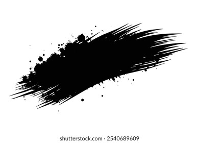 Brush Strokes Vector Illustration – Abstract Brushstroke Designs and Textures