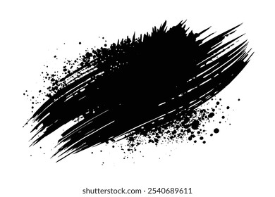 Ilustración vectorial de pinceladas: Diseños y texturas Abstractas de pinceladas