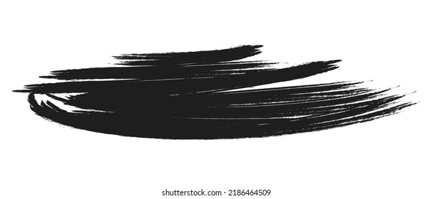 Brush strokes vector isolated on white background. easily editable eps.