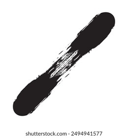 Brush strokes. Vector paintbrush. Grunge design eps 10