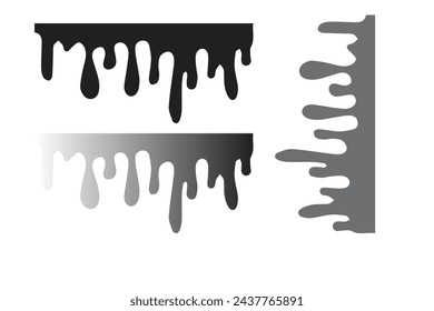 Pinselstriche. Vektor-Pinsel-Set, Pinselstriche Vorlagen. Grunge-Designelemente. Lange Textfelder. Schmutzige Nottextur Banner. Grungy gemalte Objekte.