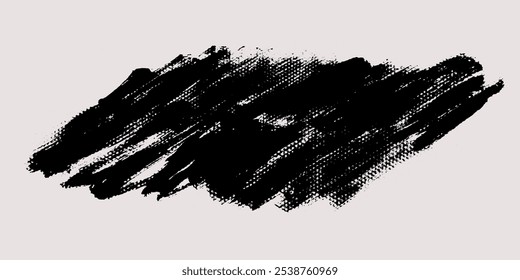 Brush strokes vector. Painted rectangle. Grunge diagonal brushs. Textured background
