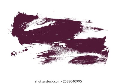 Brush strokes vector. Painted rectangles collection. Grunge long text boxes or textured backgrounds set. The images are created without the use of any artificial intelligence software at any stage