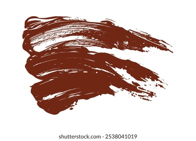 Brush strokes vector. Painted rectangles collection. Grunge long text boxes or textured backgrounds set. The images are created without the use of any artificial intelligence software at any stage
