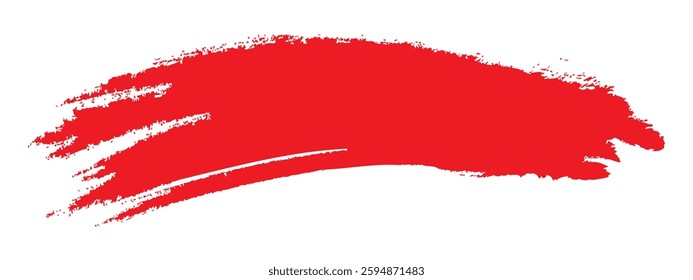 Brush strokes vector. Painted rectangles collection. Grunge long text boxes or textured backgrounds set. Red Marker hand-drawn line border set and scribble design elements. Hand drawn scribble.