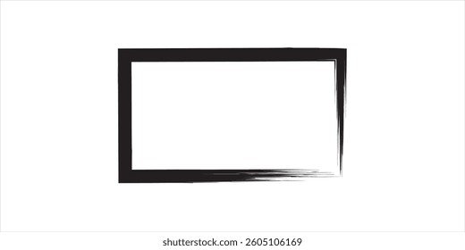 brush strokes vector. Painted rounds collection. Grunge text boxes or textured backgrounds