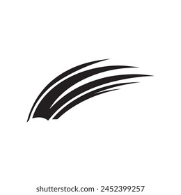 Brush strokes Vector set of hand drawn. Isolated on white background.