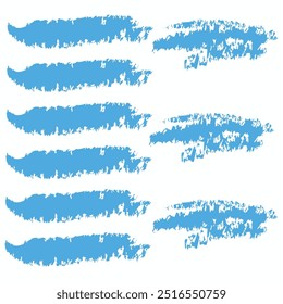Brush strokes vector. Set of text boxes. Paintbrush collection. Grunge design elements. Dirty texture banners. Painted rectangles, long and diagonal strokes