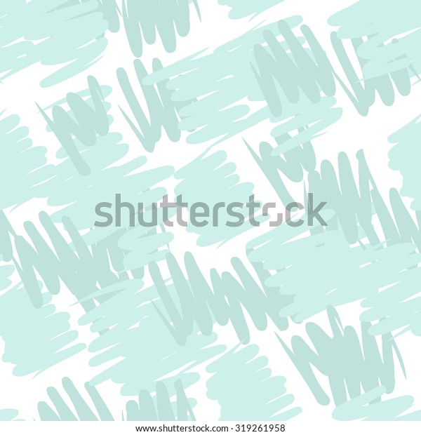 Brush Strokes Wallpaper Seamless Pattern Stock Vector Royalty Free