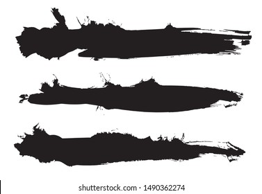 brush strokes watercolor background. vector background