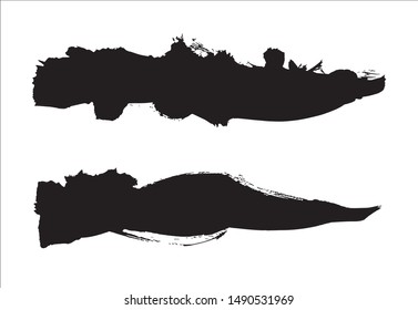 brush strokes watercolor background. vector background