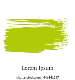  Brush strokes for your text, stylish background in grunge style. Vector Illustration