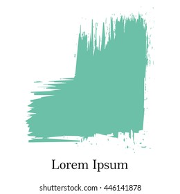  Brush strokes for your text, stylish background in grunge style. Vector Illustration