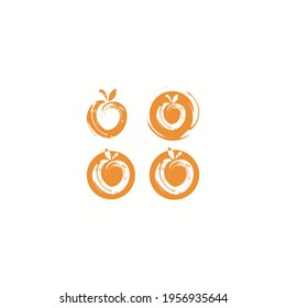 brush style apple vector design.eps