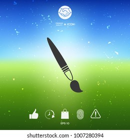 Brush symbol icon
